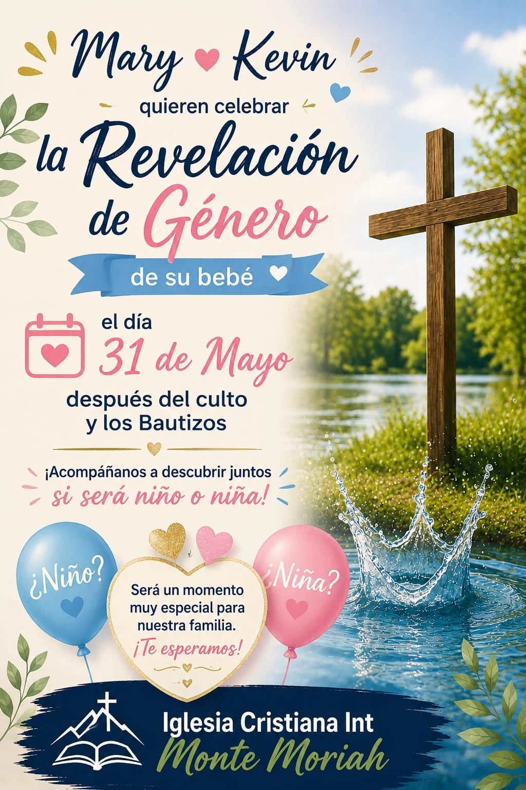Revelación de genero 31.05.2026